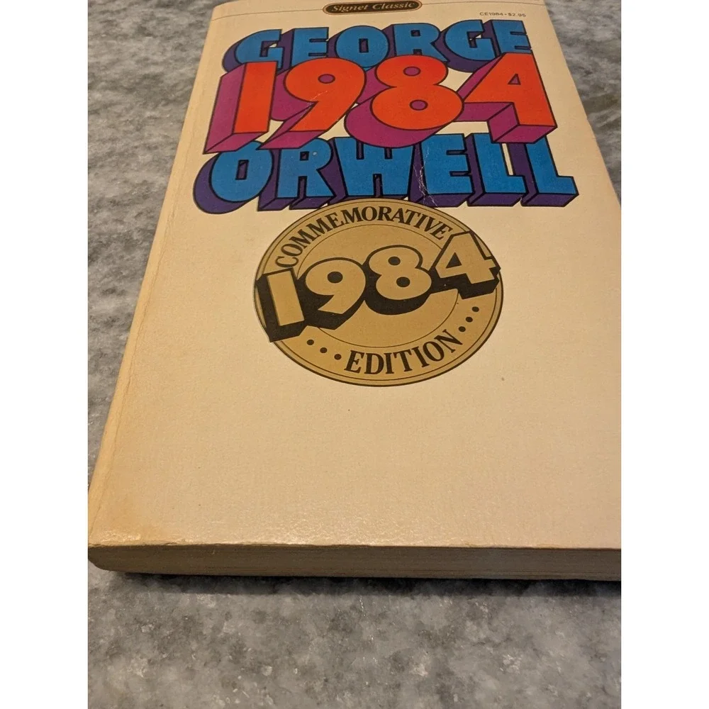 GEORGE ORWELL 1984 (1983 Signet Paperback) Commemorative Edition Walter Cronkite